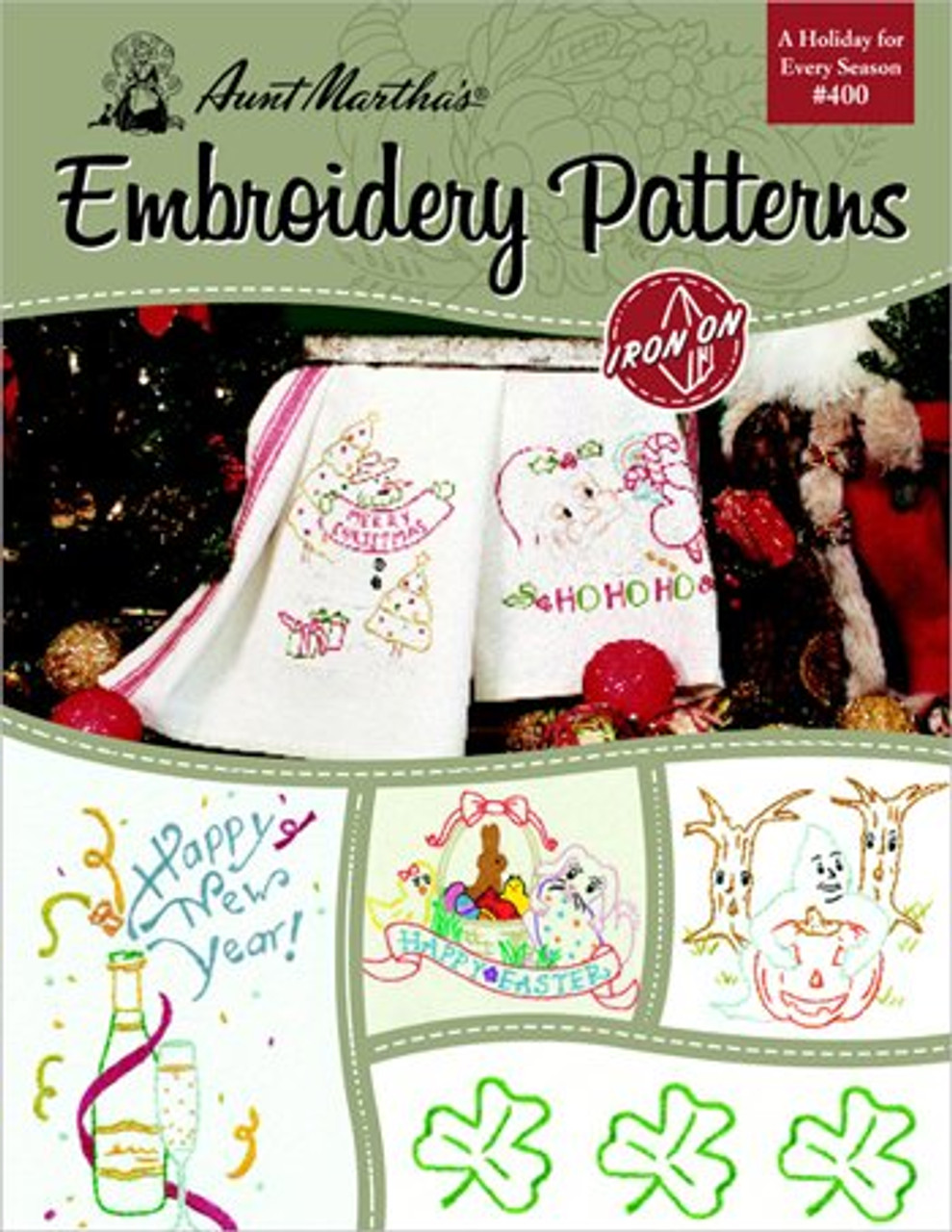 Aunt Martha's® Hand Embroidery Iron-on Transfer Pattern - Retro