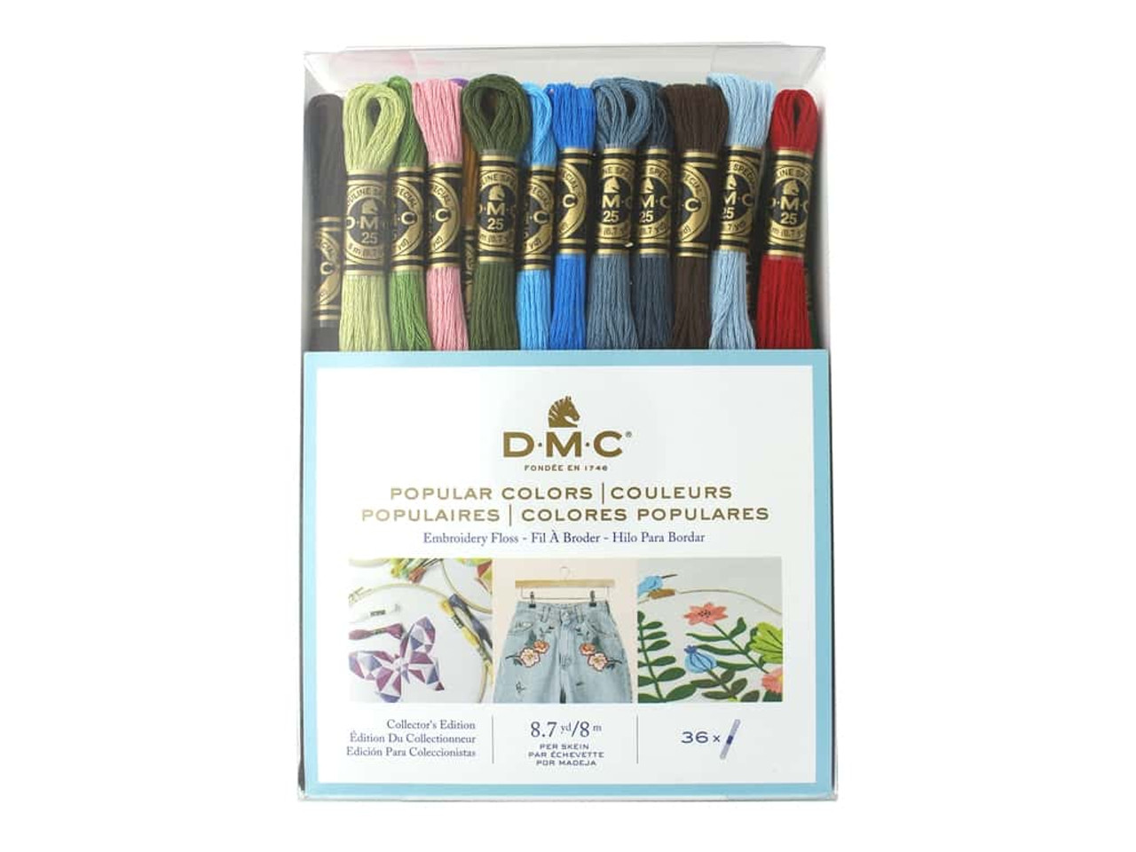 DMC New Colors Embroidery Floss Pack, 16 Piece 