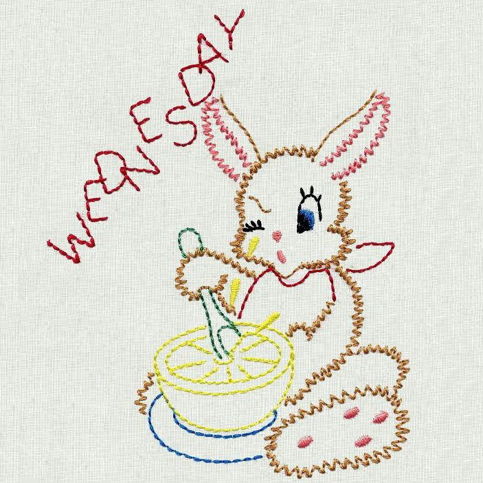 Aunt Martha's #675 Bunny Rabbit (Machine Embroidery File