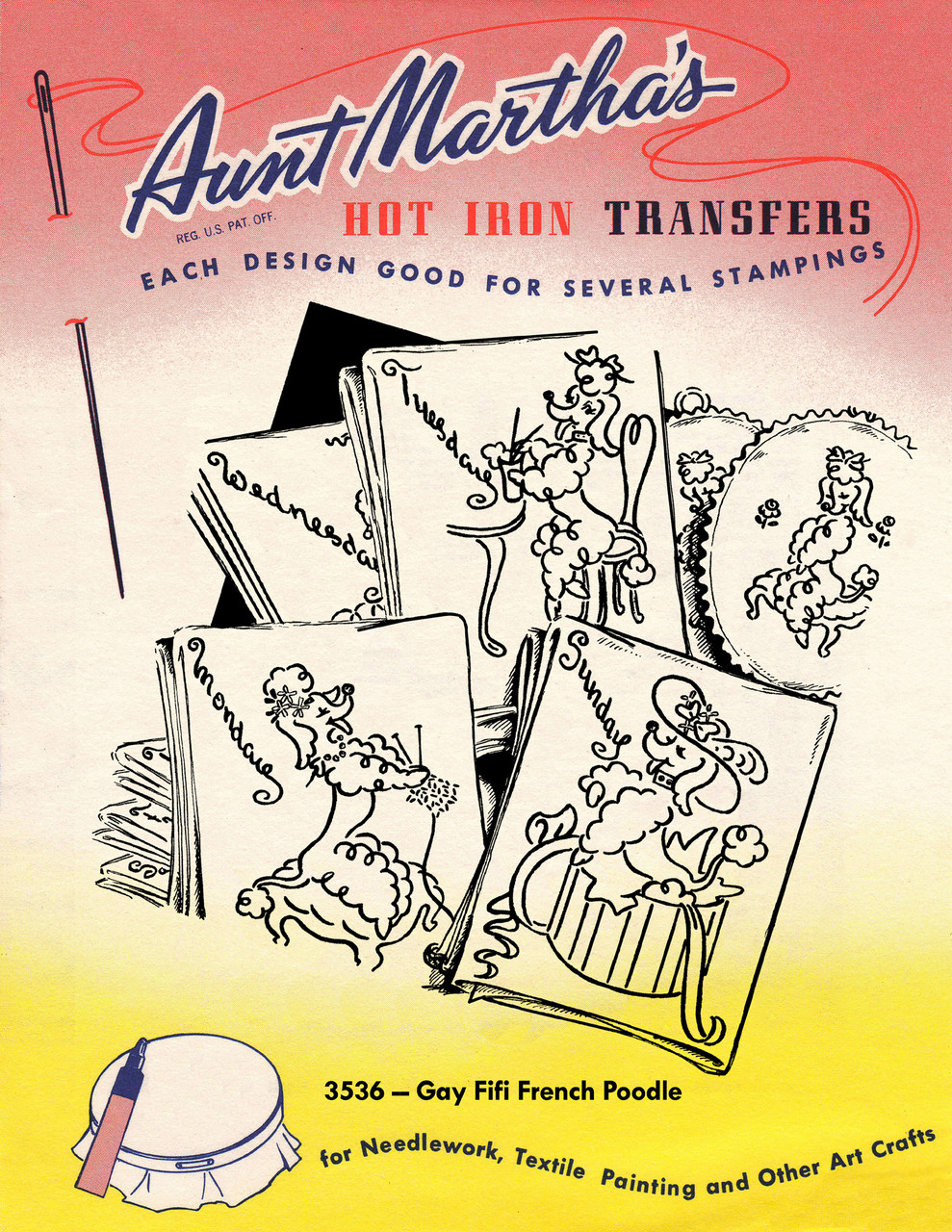 MANI-YACK Transfers アイロンプリント　1963 MANI-YACK Transfers アイロンプリント 1963