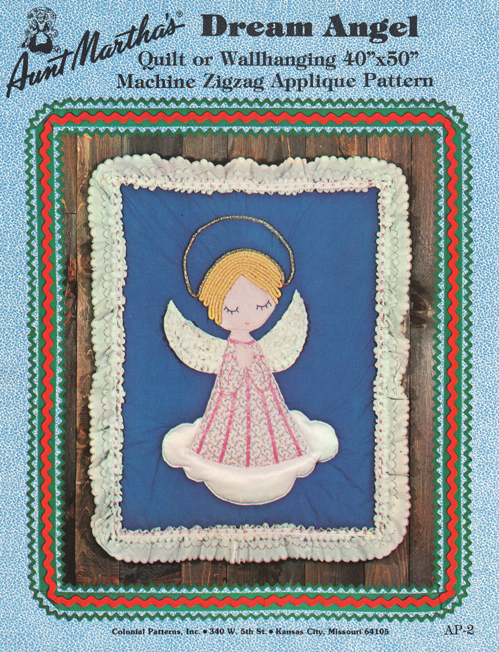 Dream Angel - Quilt or Wallhanging - Applique Pattern