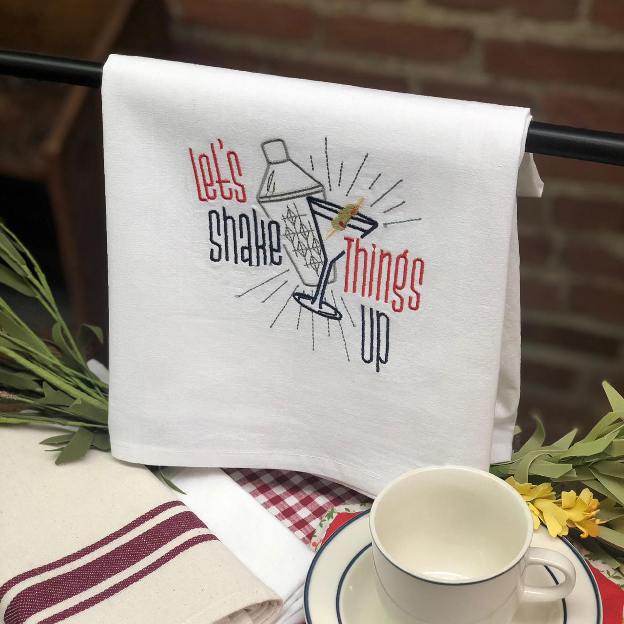 Aunt Martha's Dirty Laundry Embroidered Flour Sack Dishtowel - Have Your  Cake and Eat It Too