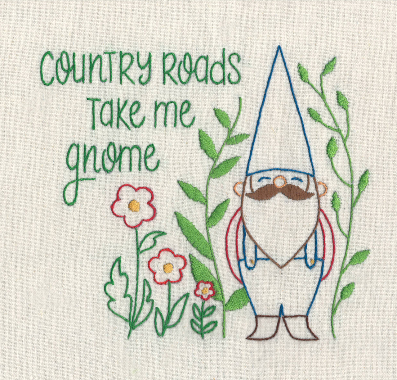 GO! Rainy Day Gnome Embroidery by V-Stitch Designs - AccuQuilt