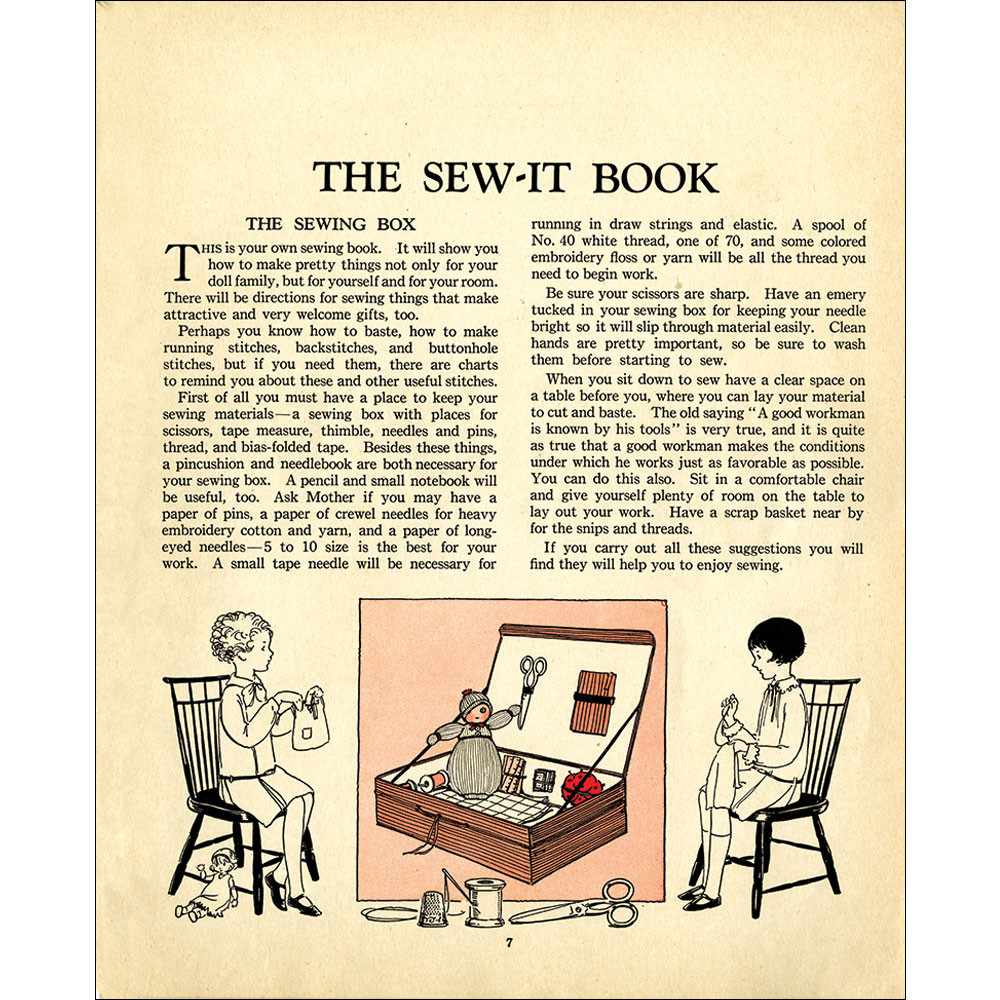 Sew be it ソービーイットドール The Sew-It Book - Colonial Patterns, Inc.