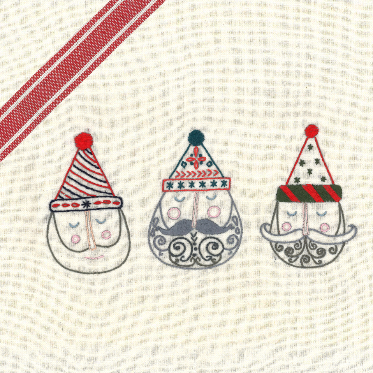 Merry Christmas: Festive Embroidery Patterns (iron-on transfer) – Lazy May  Sewing Club