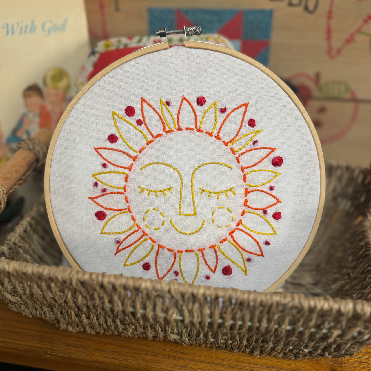 Hand Stitch Embroidery Transfer Pattern Aunt Martha's #4047 Beginner ...