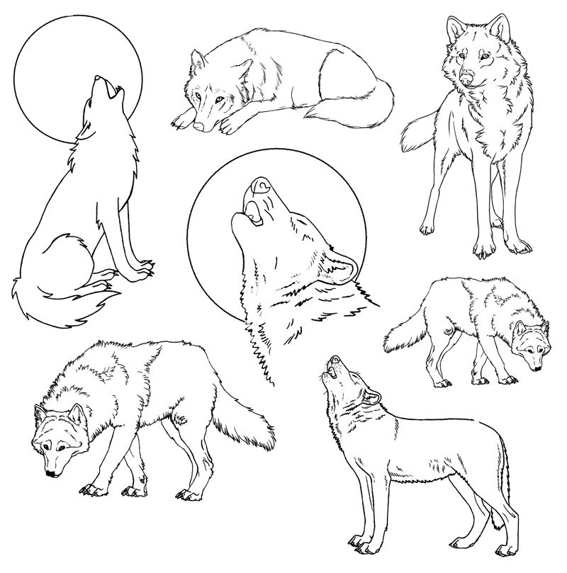 Aunt Martha's Special Edition - Wolves - Colonial Patterns, Inc.