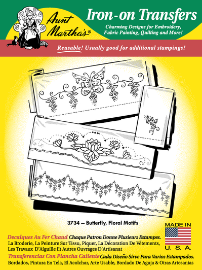 Aunt Martha's #3660 Hearts and Flowers for Linens - Colonial Patterns, Inc.