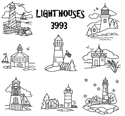 Aunt Martha's #3993 Lighthouses