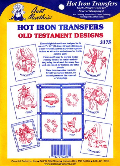 Aunt Martha's Hot Iron Transfer - Various Designs - 043272001047