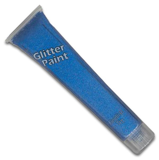 Blue Glitter Paint
