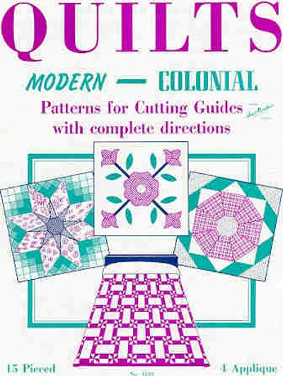 Quilting - Quilt Pattern Books - Colonial Patterns, Inc.