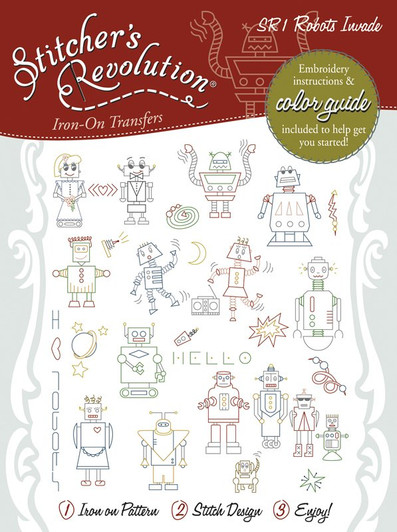 Iron-on Embroidery Pattern Cute Kitchen Sayings SR27 Stitcher's Revolution  NEW