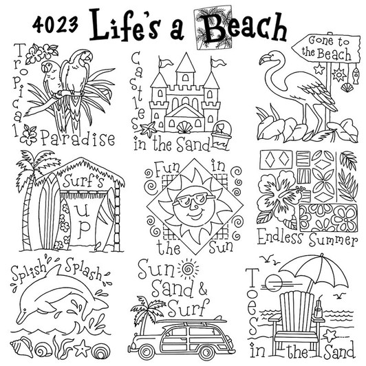 Aunt Martha's #4023 Life's A Beach