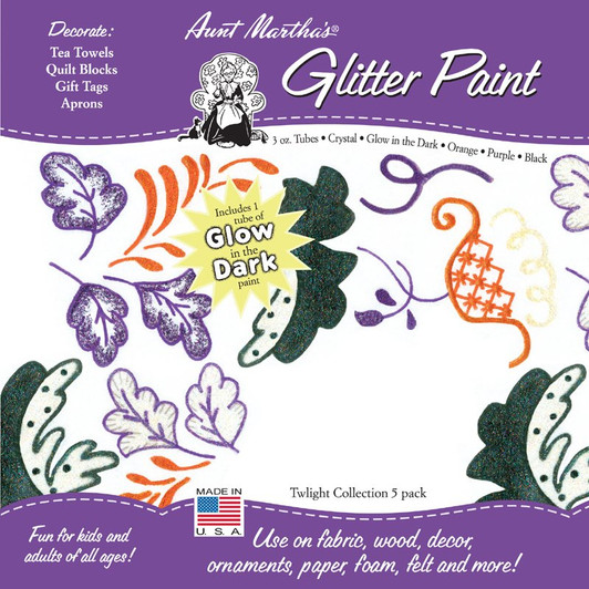 5-Pack Glitter Paint Kit (Twilight Colors)