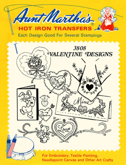 Aunt Martha's Embroidery Transfer Pattern #3372 Parakeet Tea Towels