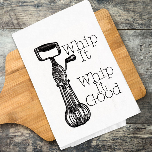 Printed Flour Sack Kitchen Towels and Aprons - Leslie Flynt