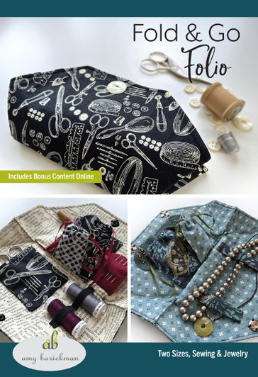 Amy Barickman® Fold & Go Folio Sewing Pattern