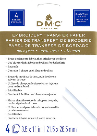 DMC Embroidery Transfer Paper U1541 retail front.