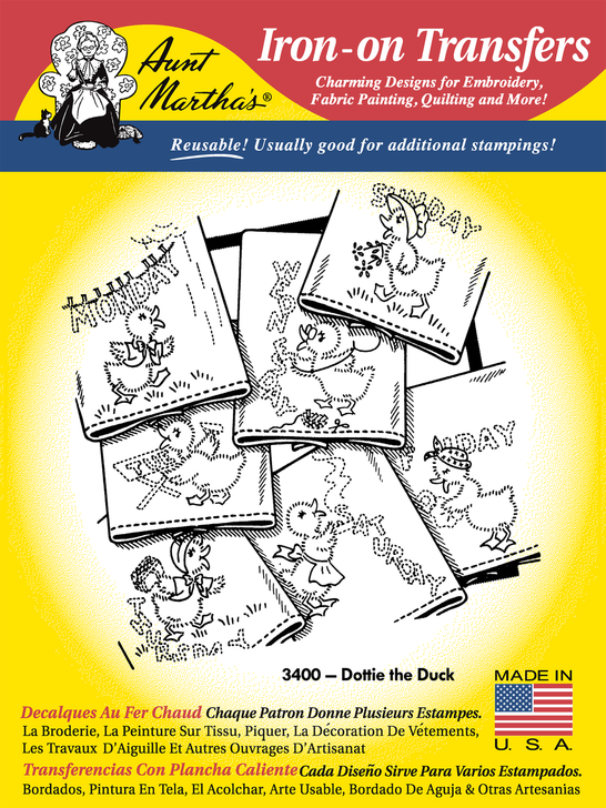 Aunt Martha's #3400 Dottie the Duck