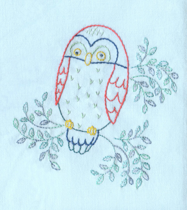 Aunt Martha's Embroidery Transfer Pattern #3771 Hooty Owls