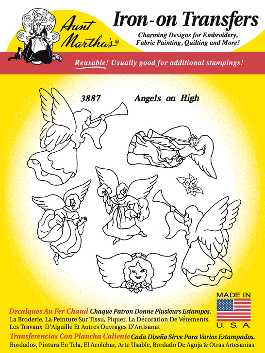 Aunt Martha's #3887 Angels on High