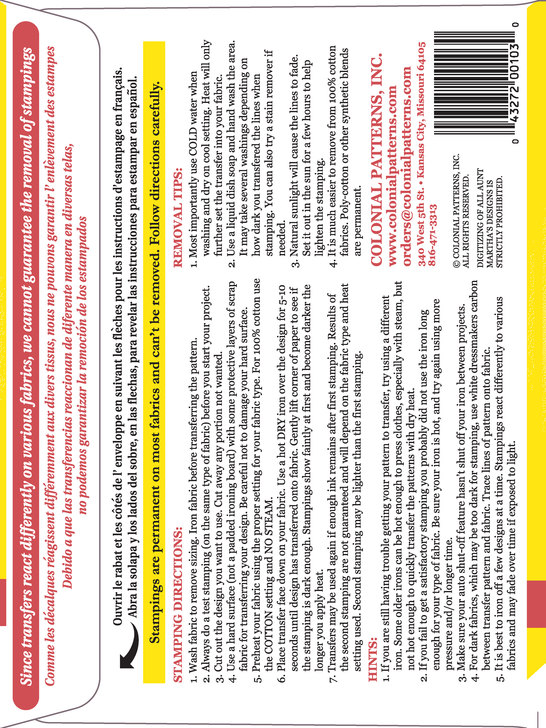 Aunt Martha's® Iron-on Hand Stitch Embroidery Transfer Pattern #3936 Horses (REVERSE)