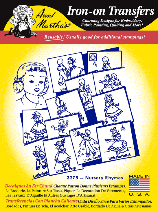 Aunt Martha's #3275 Nursery Rhymes