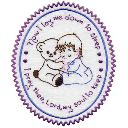 Aunt Martha's Hand Stitch Iron-on Embroidery Transfer Pattern #3824 Monday's Child