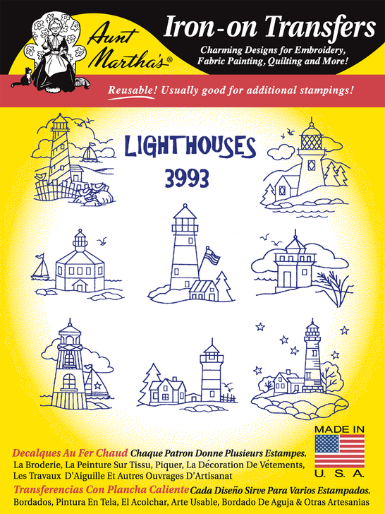 Aunt Martha's #3993 Lighthouses