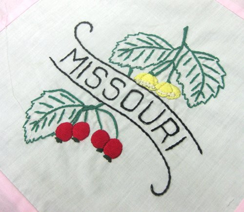 Aunt Martha's® Hand Stitch Iron-on Embroidery Transfer Pattern Collection #9901 State Flowers Quilt.