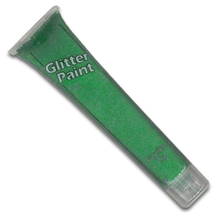 Green Glitter Paint