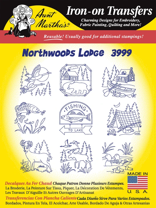 Aunt Martha's #3999 Northwoods Lodge