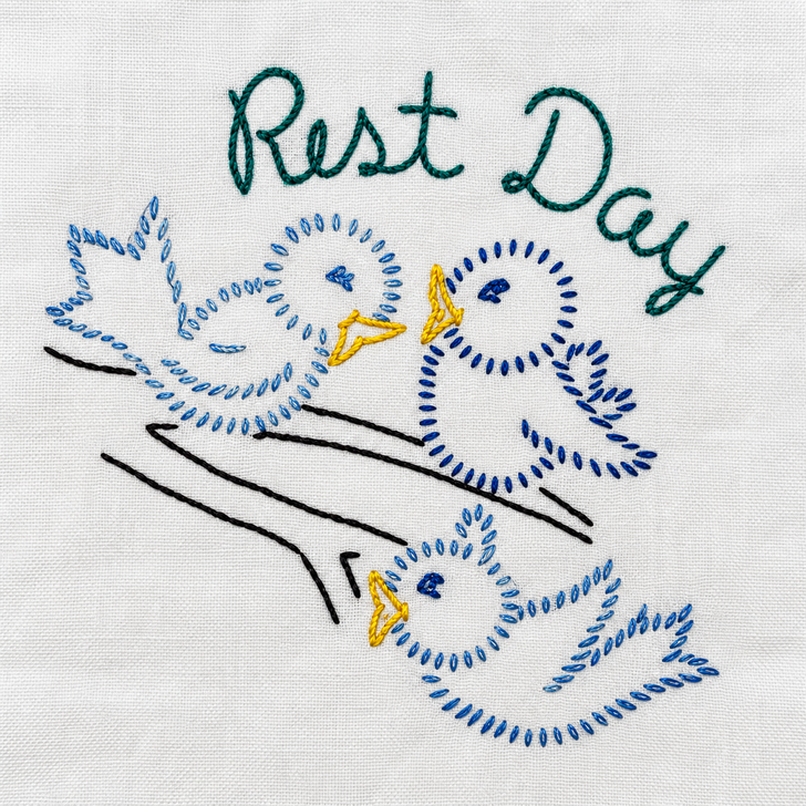 Aunt Martha's® Iron-on Hand Stitch Embroidery Transfer Pattern #4014 Baby Chicks.