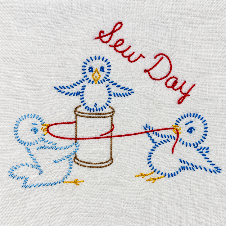 Aunt Martha's® Iron-on Hand Stitch Embroidery Transfer Pattern #4014 Baby Chicks.