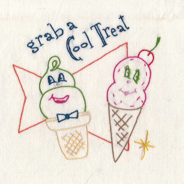 Stitcher's Revolution® Hand Stitch Iron-on Embroidery Transfer Pattern #SR15 Movie Munchies.