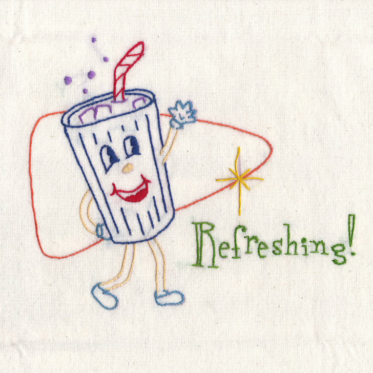 Stitcher's Revolution® Hand Stitch Iron-on Embroidery Transfer Pattern #SR15 Movie Munchies.