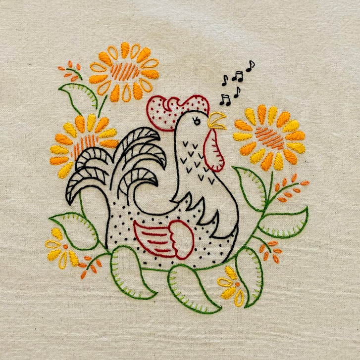 Stitcher's Revolution® Hand Stitch Iron-on Embroidery Transfer Pattern #SR23 Stitcher's Revolution Folksy Farm.