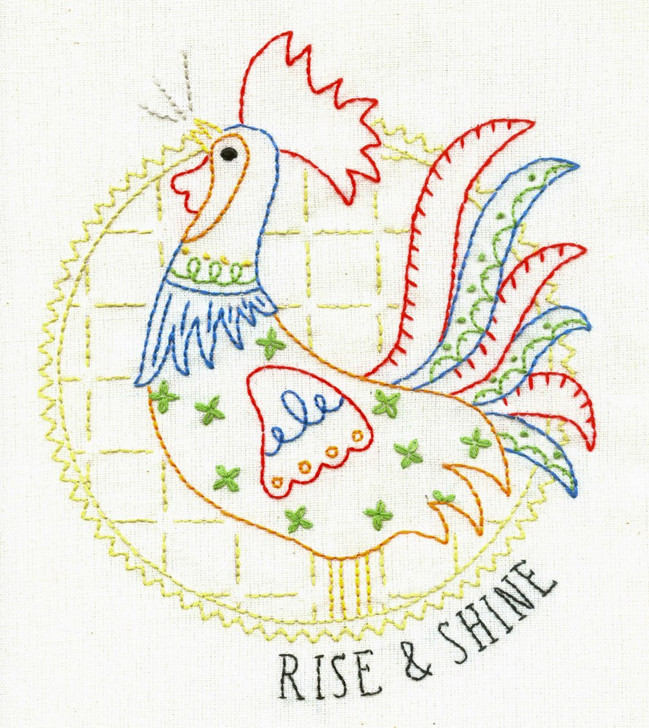 Stitcher's Revolution® Hand Stitch Iron-on Embroidery Transfer Pattern #SR23 Stitcher's Revolution Folksy Farm.