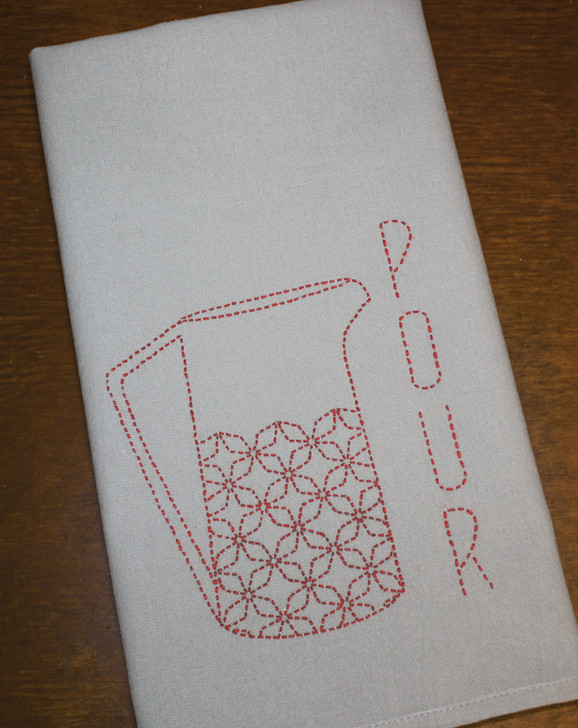 Aunt Martha's® Hand Stitch Iron-on Embroidery Transfer Pattern #4032 Sashiko Japanese Embroidery.