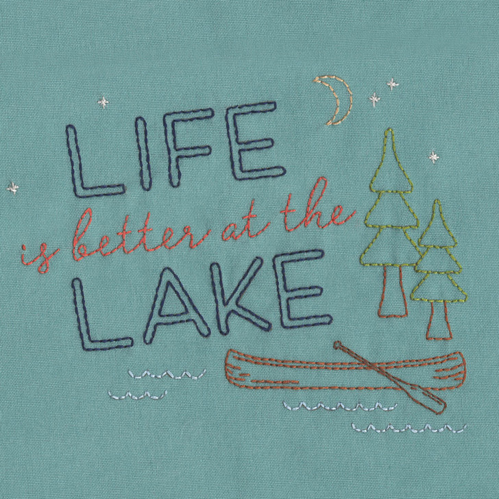 Aunt Martha's Special Edition Embroidery Transfer Pattern - Life is Better at the Lake