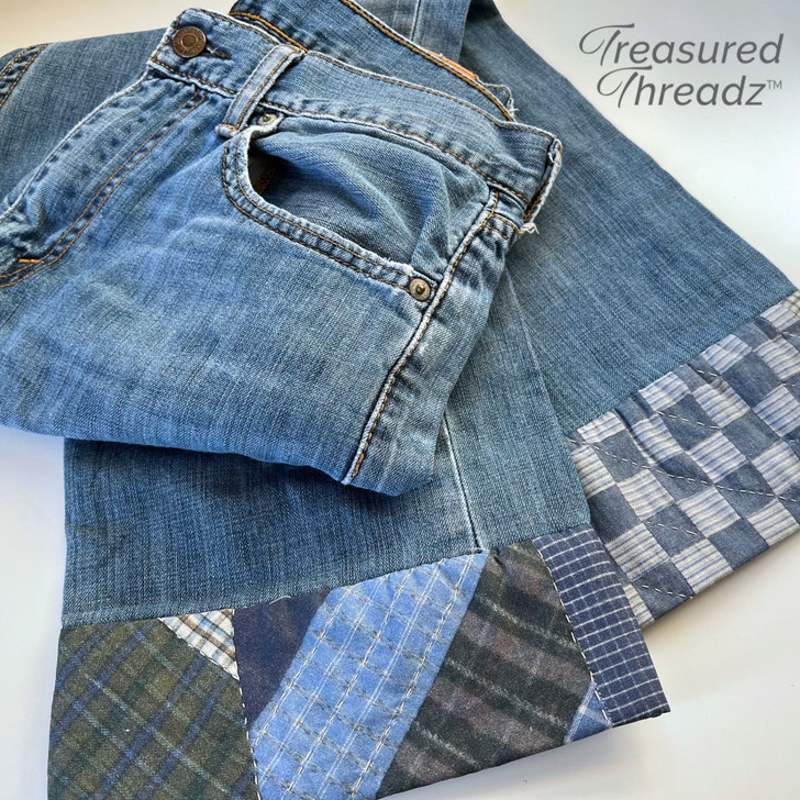Treasured Threadz™ Quilt Block Fabric Panel - Missouri Star Blue (ABTT200)