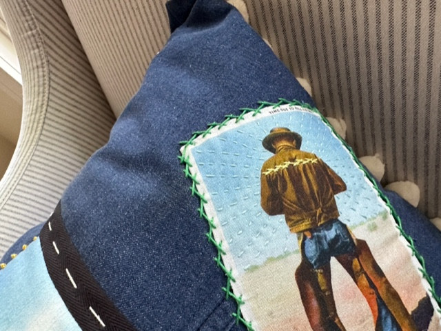 Treasured Threadz™ Collage Fabric Panel - Western Rodeo (ABTT202)