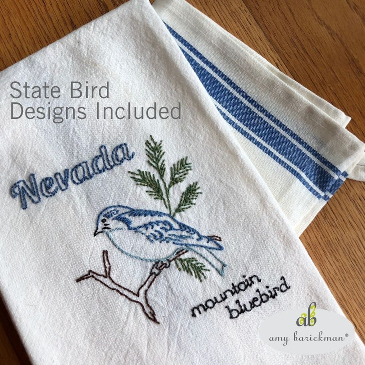 Land That I Love  by Amy Barickman Creative® Customize & Embroider Projects for your State.