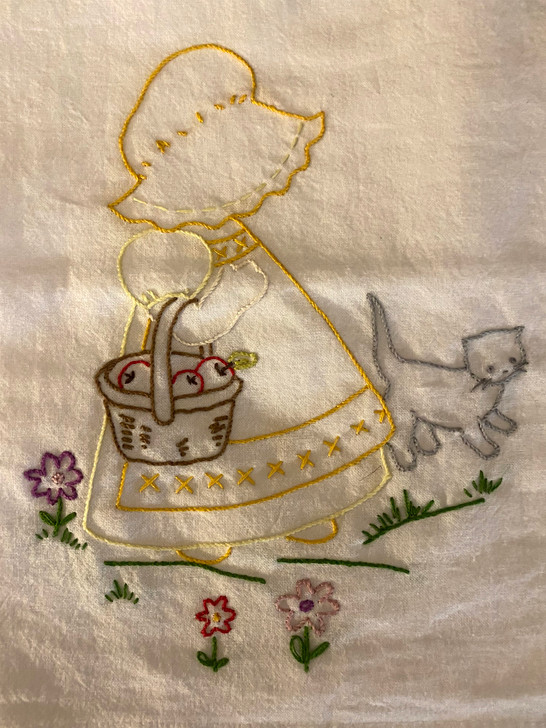 Stitcher's Revolution® Hand Stitch Iron-on Embroidery Transfer Pattern #SR51 Sunbonnet Designs