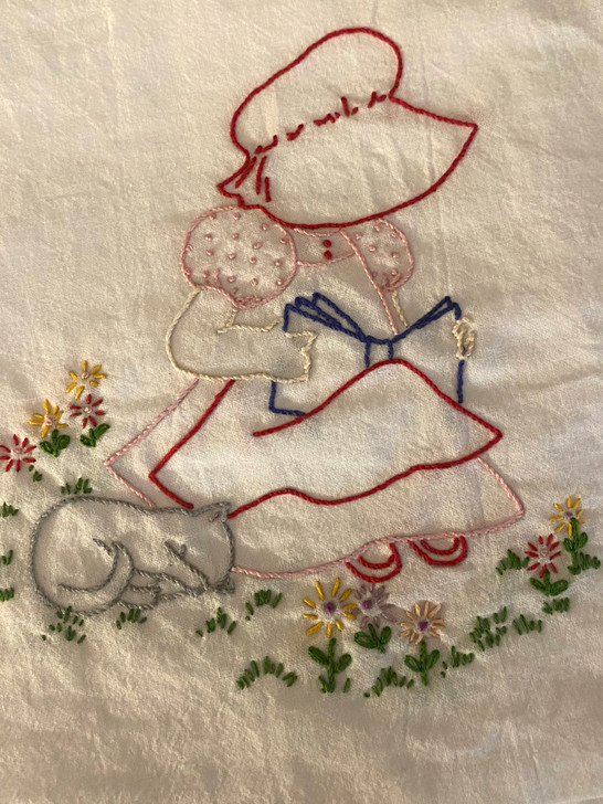 Stitcher's Revolution® Hand Stitch Iron-on Embroidery Transfer Pattern #SR51 Sunbonnet Designs