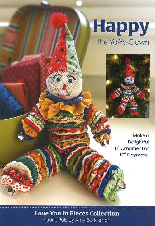 Happy the Yo-Yo Clown Sewing Pattern