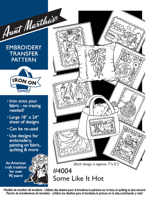Aunt Martha's #4004 Some Like it Hot - Colonial Patterns, Inc.