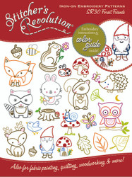 SR30 Stitcher's Revolution Embroidery Transfer Pattern Forest Friends