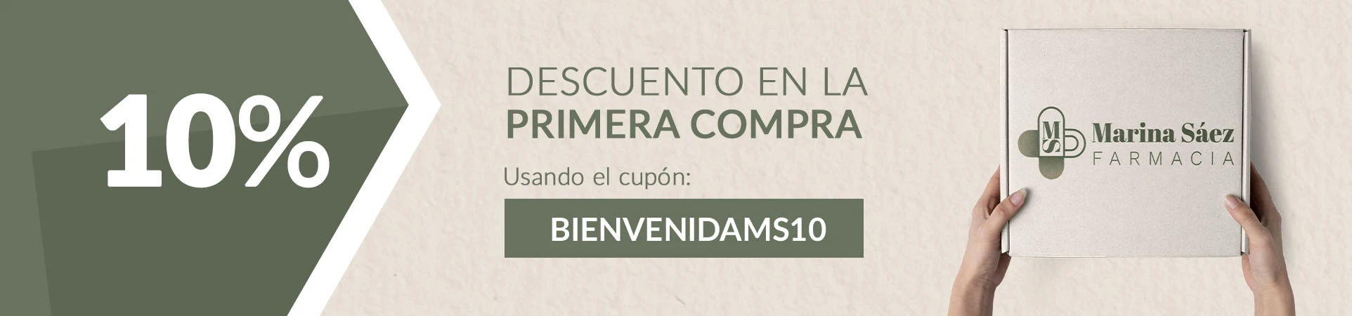 CUPÓN 10% con BIENVENIDAMS1